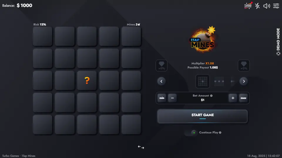 1Tap Mines